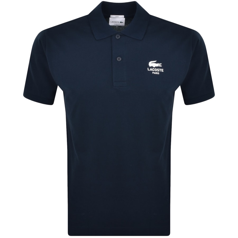 Lacoste Logo Polo T Shirt Navy